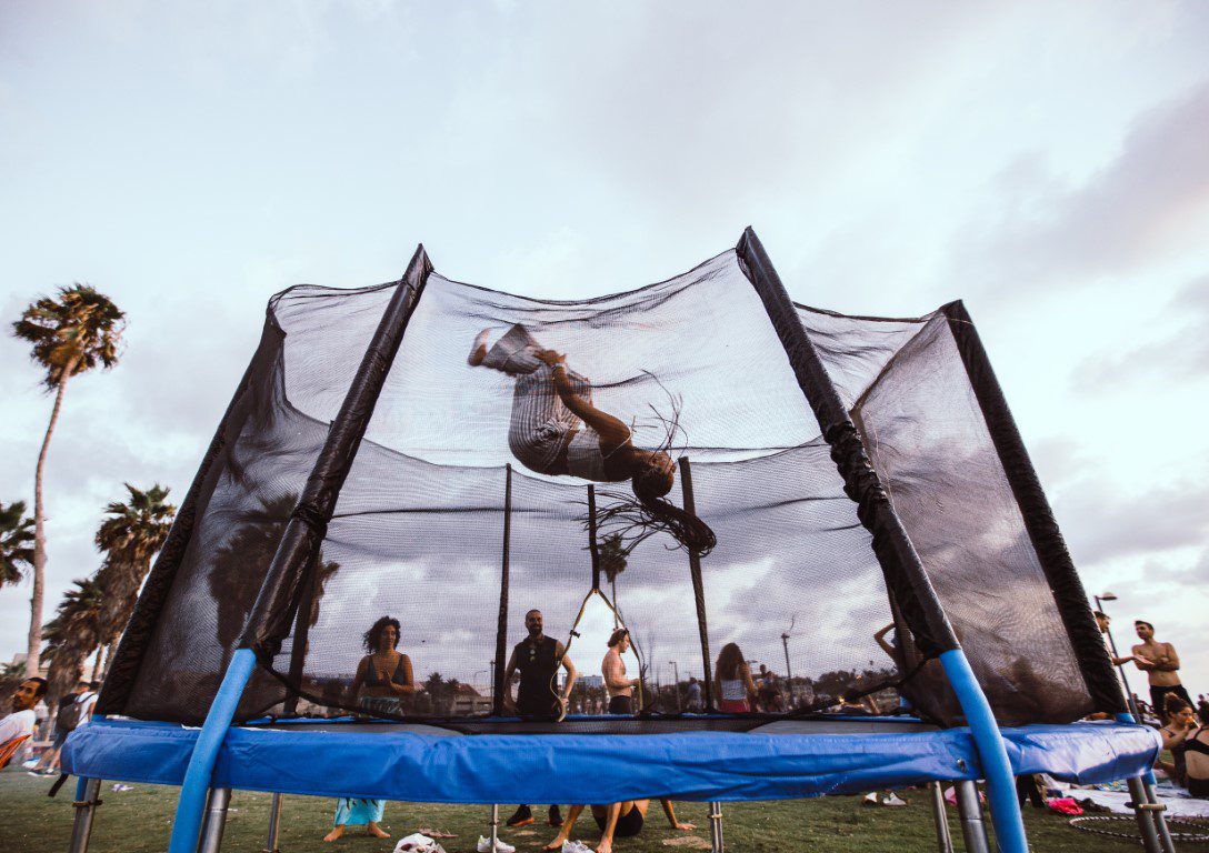Image of a trampoline