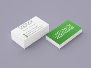 Freeman Accountancy Business Cards