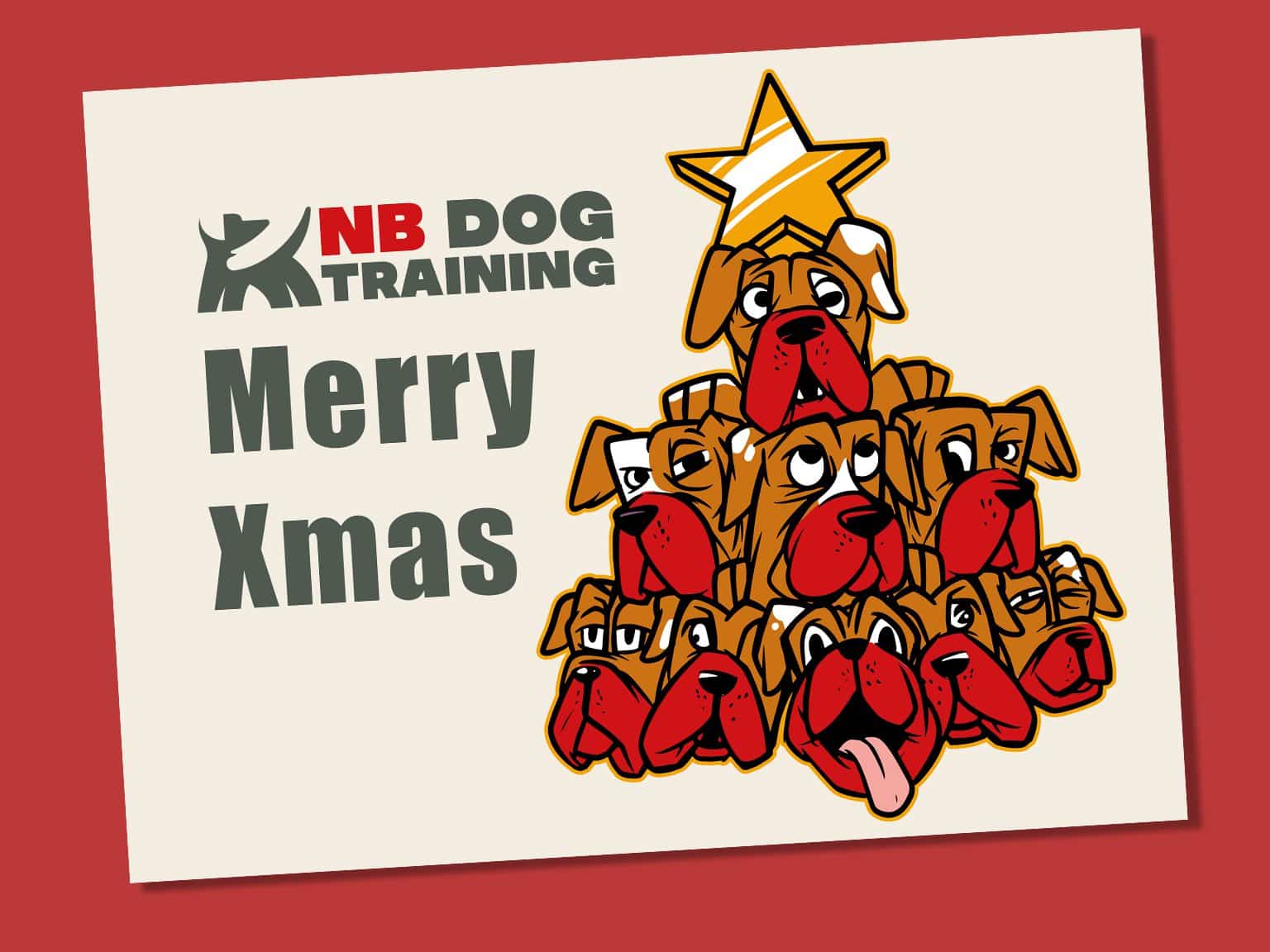 NB Dog Training Christmas Card
